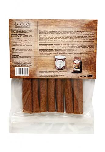 O'Canis Oryginalne cygara ze strusia - 7szt. przysmak dla psa 170g