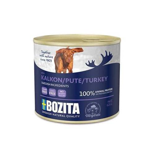 BOZITA Pate z Indykiem mokra karma dla psa w puszce 625g