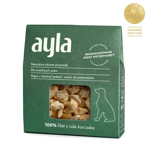 Przysmaki dla psa Ayla | Filet z uda kurczaka | Liofilizowany