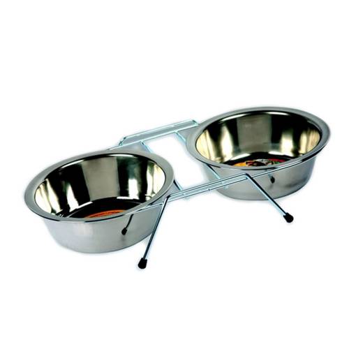 Dingo Zestaw Misek na stelażu 2x1,75L