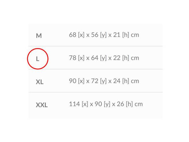 amiplay Sofa wodoodporna ZipClean Country L