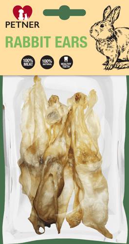 Petner uszy królika przysmak dla psa 50g