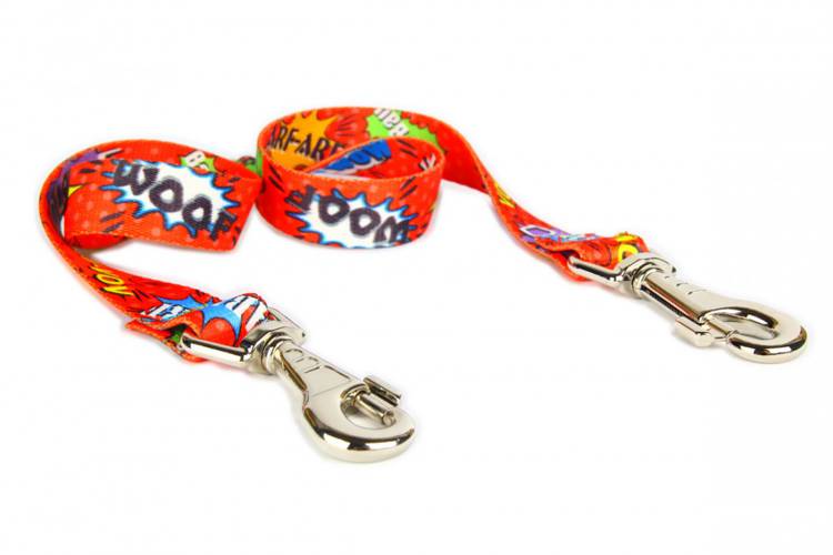 Rozdzielacz do smyczy – Graffiti Czerwone 0901 15MM 40CM