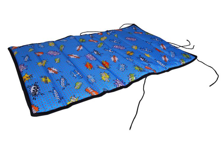 Mata dla Psa – Graffiti Niebieskie 1415 – S 60MM 90CM