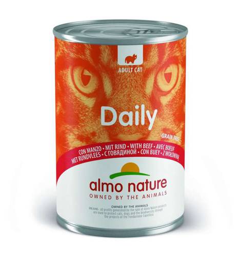 Almo Nature Daily Menu z wołowiną 6x400g