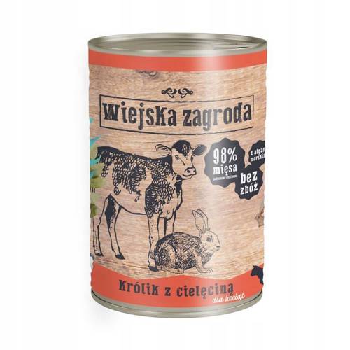 Wiejska zagroda Junior MIX smaków 12x400g
