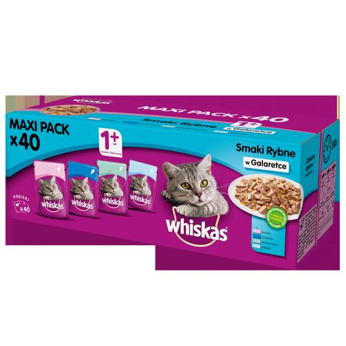 Whiskas Adult Smaki Rybne 40x100g