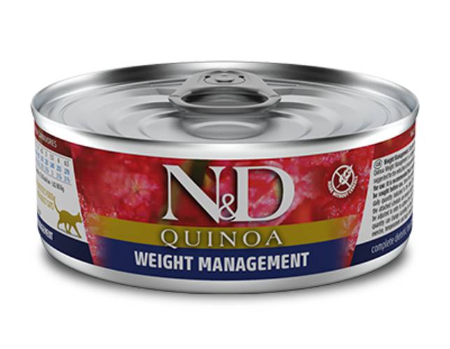 Farmina N&D Kot Quinoa Weight Management Jagnięcina 80g