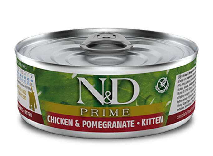 Farmina N&D Kocięta Prime Kurczak i Granat 80g