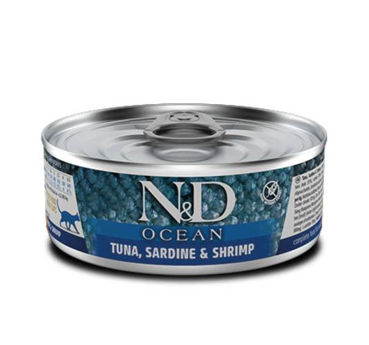 Farmina Ocean z tuńczykiem, sardynkami i krewetkami 80g