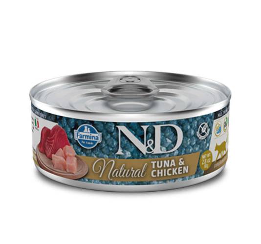 Farmina Natural z tuńczykiem i kurczakiem 80g