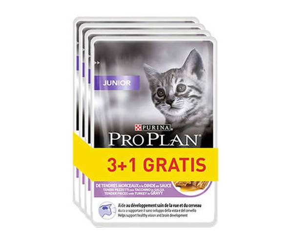 Purina ProPlan Junior 4x85g z indykiem