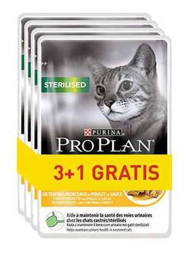 Purina ProPlan Sterilised 4x85g z kurczakiem