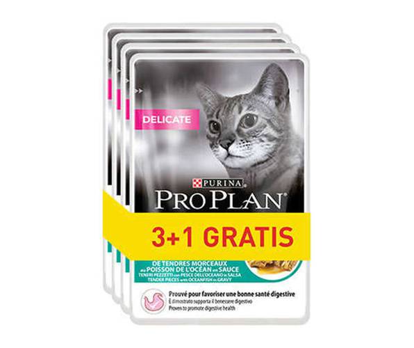 Purina ProPlan Delicate 4x85g z rybą