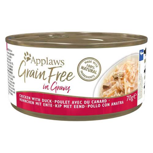 Applaws Cat Tin Grain Free kurczak kaczka 70g