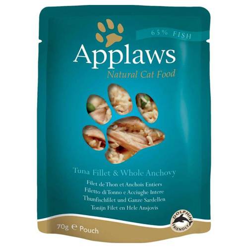 Applaws Cat Pouch tuńczyk i anchois 70g