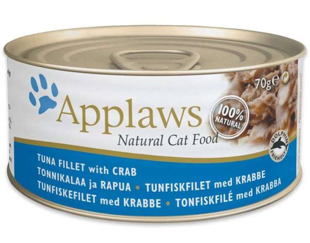 Applaws Cat Tin tuńczyk i krab filet 70g
