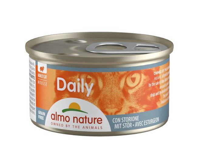 Almo Nature Daily mus z jesiotrem 85g