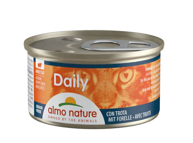 Almo Nature Daily kawałki z pstrągiem 85g