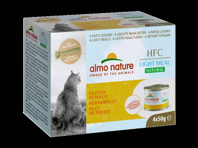 Almo Nature HFC Natural Light Meal filet z kurczaka 4x50g