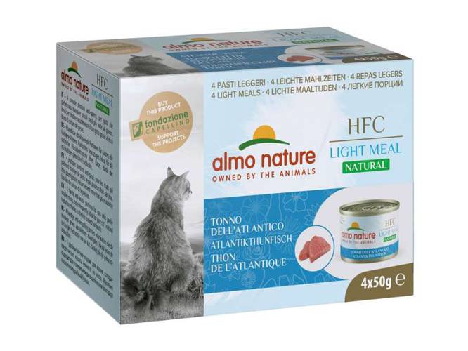 Almo Nature HFC Natural Light Meal  tuńczyk atlantycki 4x50g