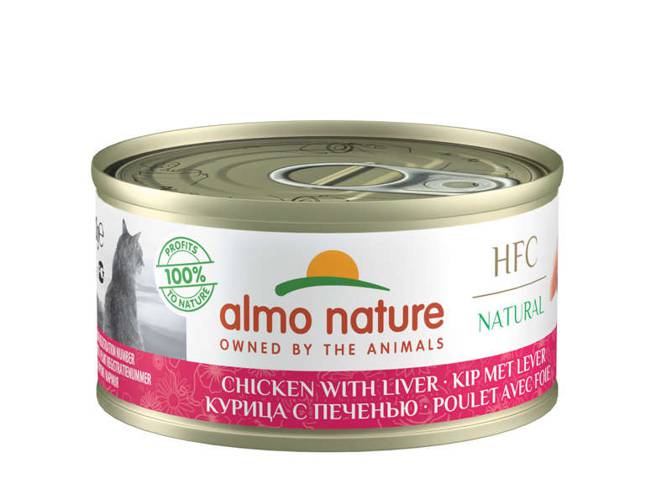 Almo Nature HFC Natural kurczak i wątróbka 70g