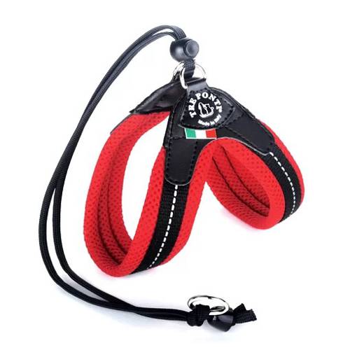 Szelki Mesh Regulowane Na Plecach Czerwone - Tre Ponti