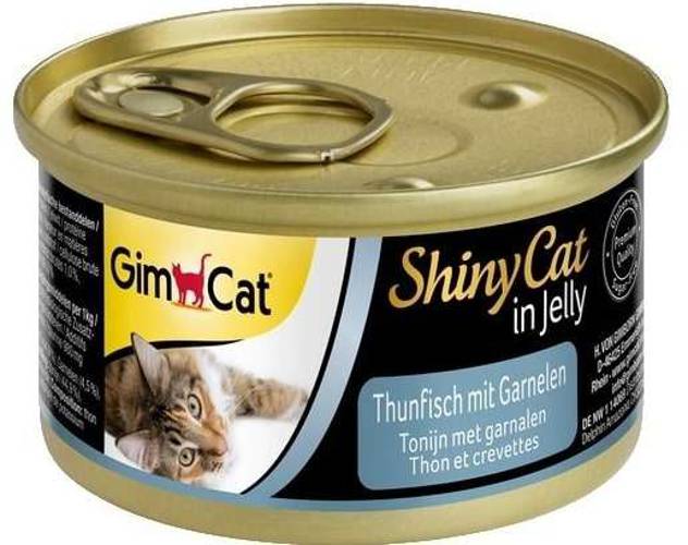 GIMCAT ShinyCat In Jelly Tuna&Shrimps 70g
