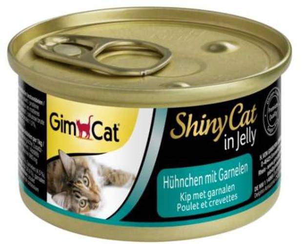 GIMCAT ShinyCat In Jelly Chicken&Shrimps 70g