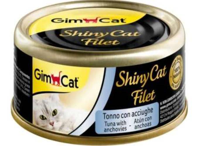 GIMCAT ShinyCat Filet Tuna&Anchovies 70g