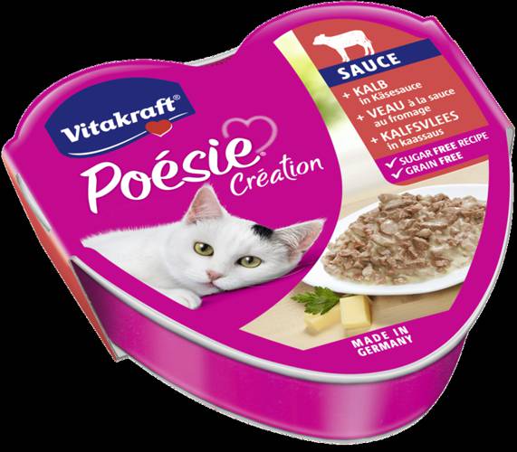 Vitakraft Poesie SAUCE Cielęcina z Serem 15x85g