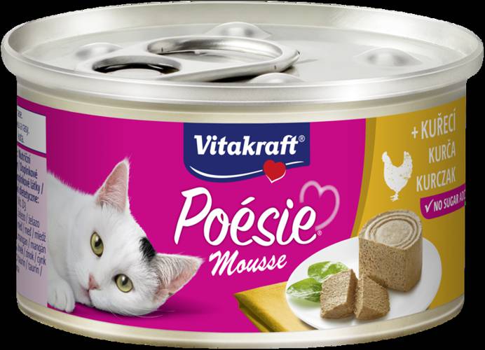 Vitakraft Poesie kurczak w musie 12x85g