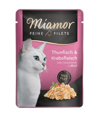 FIN MIAMOR Filet tuńczyk i kraby saszetka 100g
