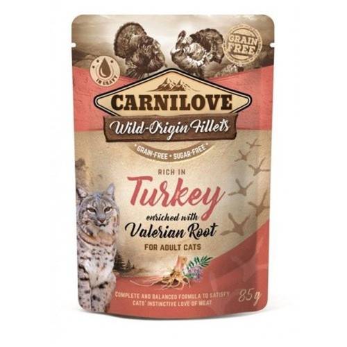 Carnilove Cat z indykiem, 85g