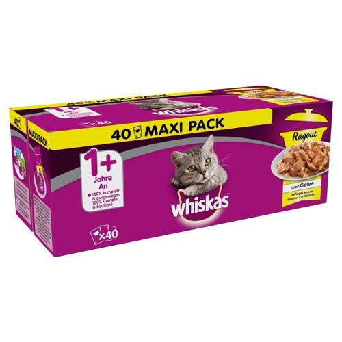 WHISKAS Potrawka drobiowa 40x85g