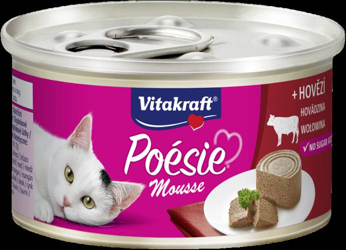 Vitakraft Poesie wołowina w musie 85g