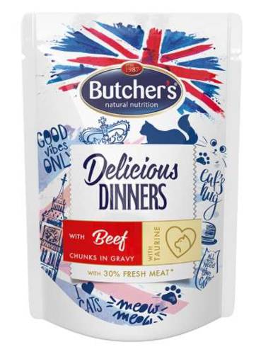 Butcher's Classic Delicious Dinner z Wołowiną w sosie 100g