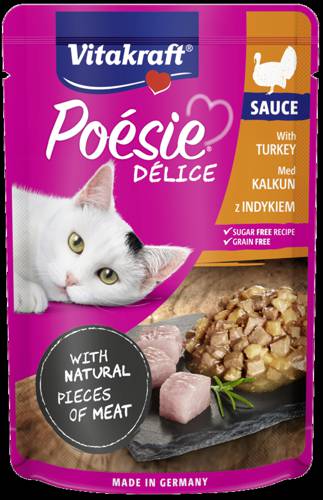 Vitakraft Poesie 85g DELI SAUCE Indyk