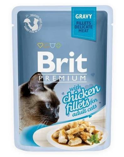 Brit Premium 85g GRAVY ADULT Filet z Kurczaka