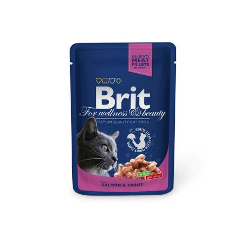 Brit Premium 100g ADULT Łosoś i Pstrąg