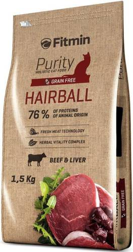 Fitmin cat Purity Hairball 2x1,5kg