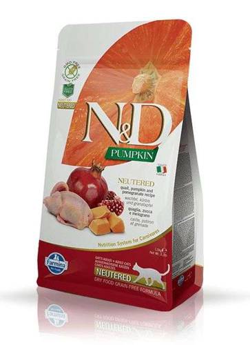 FARMINA N&D Pumpkin dla kotów kastrowanych 1,5kg