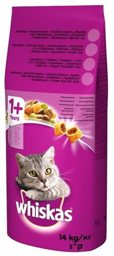 WHISKAS Adult Tuńczyk z Warzywami 2x 14kg