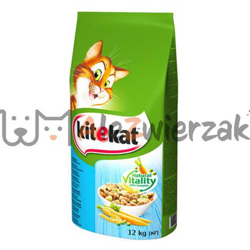 Kitekat biała ryba z warzywami 12kg