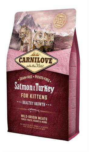 Carnilove Salmon & Turkey For Kittens 2kg