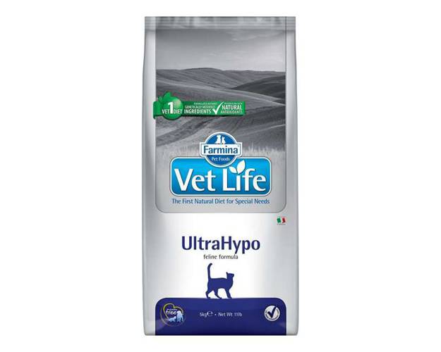 FARMINA VET LIFE NATURAL DIET CAT ULTRAHYPO 5KG