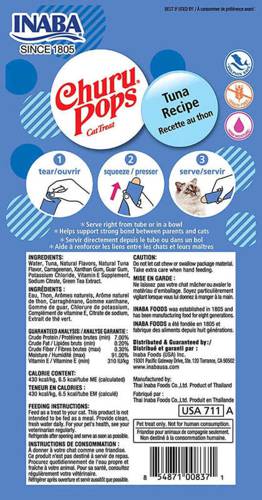 Churu Pops Tuńczyk 4x15g