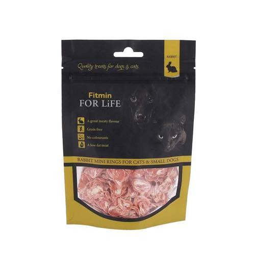 Fitmin for Life Dog&Cat Treat Rabbit Mini Rings 70g