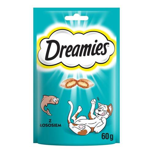 Dreamies z Wyśmienitym Łososiem 6x 60g
