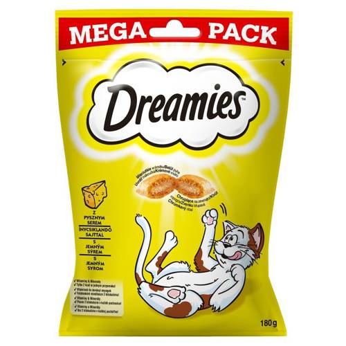 DREAMIES Mega Pack 180g - przysmak dla kota z pysznym serem
